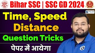 Bihar SSC Maths amp SSC GD Maths 2024  Time Speed amp Distance Questions amp Tricks  Maths by Sahil Sir [upl. by Charline570]