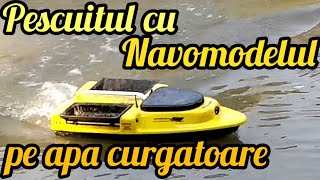 Pescuit cu navomodelul pe apă curgătoare [upl. by Graces]