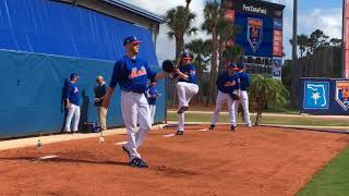 Mets’ Wheeler Syndergaard Lugo throw spring bullpens [upl. by Nellda173]