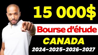 Bourse détude supérieure au Canada Entièrement financé pour étudiant étranger 2024202520262027 [upl. by Aneen658]