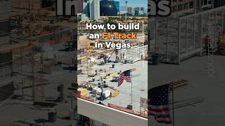 How LAS VEGAS Built an F1 PADDOCK [upl. by Huskamp]