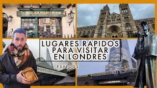 ¿No sabes que visitar en Londres Visita estos 4 Lugares Viajando por Inglaterra [upl. by Cristal685]