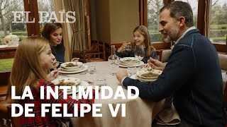 Las imágenes más familiares del rey Felipe VI la reina Letizia y las infantas  España [upl. by Mannos]