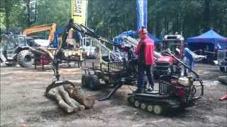 JärnHäst Flex Griplastarvagn  The IronHorse Flex with timber trailer [upl. by Lukash104]