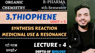 thiophene synthesis and reactions  thiophene organic chemistry  thiophene resonance structures [upl. by Atinele301]