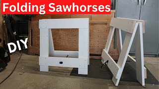 StepbyStep Guide Building Sturdy Folding Sawhorses for Your Woodworking Projects [upl. by Ard102]