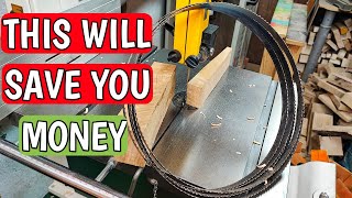 Sharpen your BANDSAW BLADESEASY WAY [upl. by Arvy]