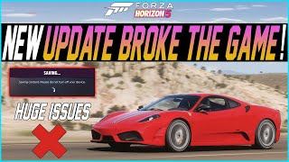 Forza Horizon 5 Is BROKEN After The NEW Update  Whats Going On [upl. by Clayborne969]