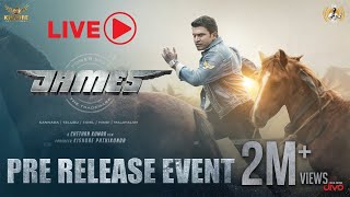 LIVE  James Pre Release Event  Puneeth Rajkumar  Chetan Kumar  Kishore Pathikoda  Charan Raj [upl. by Verina555]