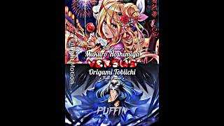 Mukuro Hoshimiya vs Origami Tobiichi  Date A Live vsedits edit vs datealive mukuro origami [upl. by Ialokin572]