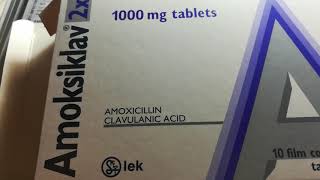 ปีหนึ่งขึ้นไป  สืบค้น  AmoksiklavR 2X ขนาด 1000 mg tablets [upl. by Ttekcirc]