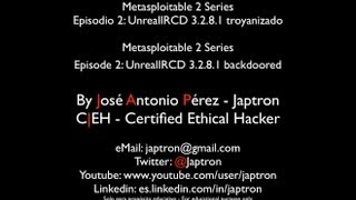 Metasploitable 2 Series  Episode 2  UnrealIRCD 3281 backdoored  CVE 20102075 [upl. by Shanleigh]