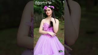 PhotoshootsFairylandfashionshow Lavender gown music Tiffyvibes [upl. by Aliuqet]