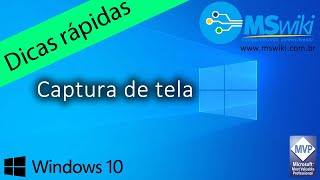 Windows 10  Dicas Rápidas  Captura de Tela [upl. by Lacie]