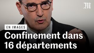 Covid19  les annonces et le confinement de l’IledeFrance et de 8 autres départements [upl. by Kramlich]