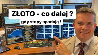 Złoto Co Dalej  Gdy Stopy Spadają [upl. by Mckee756]