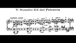 LisztMélancolique Sonetto 104 del Petrarca from quotAnnées de pèlerinagequot S161 No5 [upl. by Aldercy167]