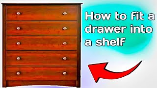 Install Drawer Slides Into A Kitchen Shelf Easily [upl. by Enirahtac739]