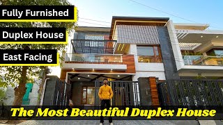 inside a Most Beautiful Duplex House Tour Fully Furnished Duplex House Modern Architectural Design [upl. by Aneloj]