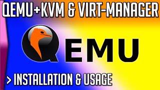 How to install amp use QEMUKVM and virtmanager [upl. by Obla]