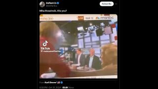 Mika Brzezinski caresses Donald Trumps hair on MSNBC WAT Trump 2024 [upl. by Leckie564]