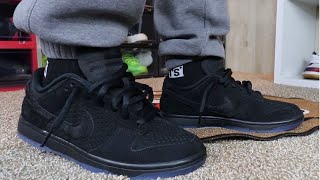 Nike Dunk Low SP x Undefeated 5 On It quotBLACKquot ON FEET amp REVIEW  AF1 LOW SP BLUE YELLOW CROC ON FEET [upl. by Shaya]