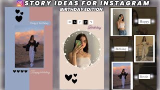 Story Ideas For Instagram Birthday  Instagram story ideas [upl. by Platas]