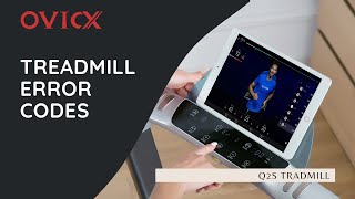 Fixing Treadmill Error Codes  Treadmill Maintenance  OVICX Q2S [upl. by Nnaik187]