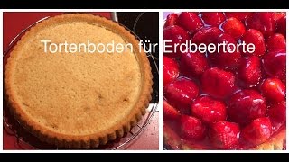 Tortenboden für Obsttorte HD Knackig wie ein Keks [upl. by Sollows]