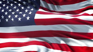 USA Flag 5 Minutes Loop  FREE 4k Stock Footage  Realistic American Flag Wave Animation [upl. by Kristofer]