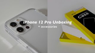 iPhone 12 pro unboxing  accessories  refurbished BACKMARKET  2023 [upl. by Jeanine]