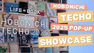 First Look Hobonichi Techo 2025 Planners Popup Showcase  The Row DTLA [upl. by Haela]