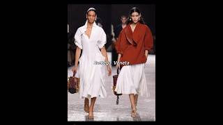 BOTTEGA VENETA SS25 runwayshowcase bottegaveneta fashion supermodels [upl. by Kerad]