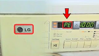 Fix PE Error Code In LG Washing machine [upl. by Ylevol]