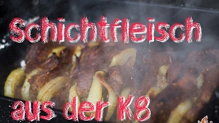 Schichtfleisch mal nicht aus dem Dutch Oven sondern aus der K8 von Petromax  tobiasgrillt [upl. by Aicala]