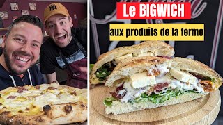 La PIZZASANDWICH XXL  une FOLIE CULINAIRE en Seine et Marne  VLOG 1474 [upl. by Jaddan]