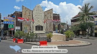 22nd Anniversary of The Bali Bombings in Bali Indonesia  We Remember Them balibombing2002 [upl. by Zaob]