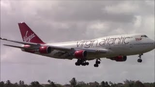 40 Minutes of Plane Spotting at Barbados Grantley Adams Airport BGITBPB [upl. by Stasny260]