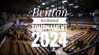 2024 Benton Invitational Tournament Pinckneyville vs Herrin [upl. by Drewett936]