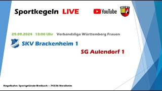 SKV Brackenheim 1  SG Aulendorf 1 Verbandsliga Frauen [upl. by Killie]