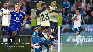 Leicester Vs Tottenham 1  1 match highlights [upl. by Nieberg]