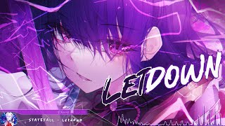 Nightcore  Letdown  Lyrics [upl. by Danielle943]