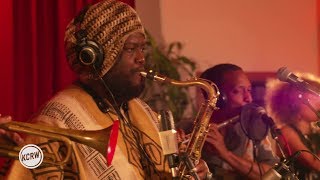 Kamasi Washington performing Street Fighter Masquot live on KCRW [upl. by Mw]