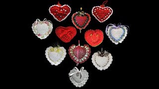 Herzen HÄKELN Heart CROCHET [upl. by Nylahsoj]