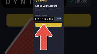 Binance referral code  Referral id binance [upl. by Akli753]