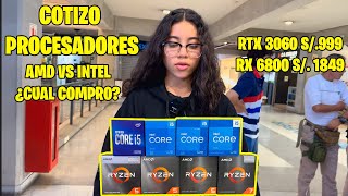 PROCESADOR INTEL VS AMD ¿CUAL COMPRAR  COTIZO TARJETA GRÁFICAS [upl. by Otineb]