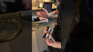 Removing a stuck trumpet mouthpiece trumpetplayer [upl. by Retepnhoj]