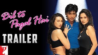 Dil To Pagal Hai  Official Trailer  Shah Rukh Khan  Madhuri Dixit  Karisma Kapoor  Akshay Kumar [upl. by Richman]