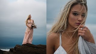 A Bridal Editorial at Gwithian Towans Beach  Vlog 1 [upl. by Imotas]