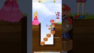 Who Is the Most Suitable Partner of Mario 🤔Peach or Pomni❓💚shorts tiktok Story viral [upl. by Oirasec]